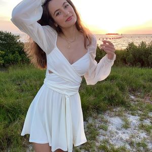 Lucy in the sky white dress